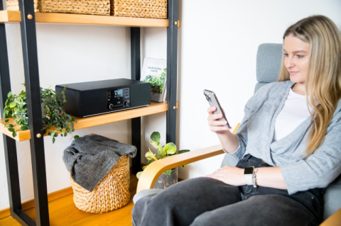 Sistem audio JVC ALL-IN-ONE RD-E984B, 2 x 25W, Radio internet, Tuner Digital Dab+/FM, Unitate CD, Bluetooth, Negru [6]