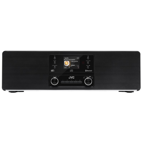 Sisteme audio - Sistem audio JVC ALL-IN-ONE RD-E984B, 2 x 25W, Radio internet, Tuner Digital Dab+/FM, Unitate CD, Bluetooth, Negru