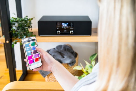 Sistem audio JVC ALL-IN-ONE RD-E984B, 2 x 25W, Radio internet, Tuner Digital Dab+/FM, Unitate CD, Bluetooth, Negru [7]