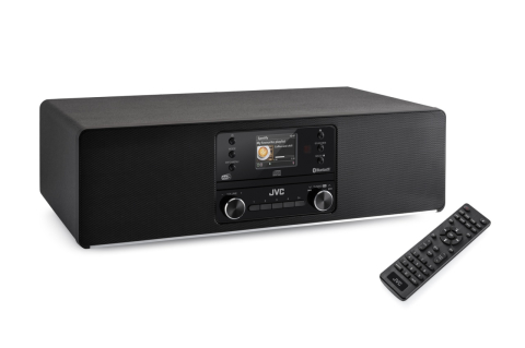 Sistem audio JVC ALL-IN-ONE RD-E984B, 2 x 25W, Radio internet, Tuner Digital Dab+/FM, Unitate CD, Bluetooth, Negru [1]