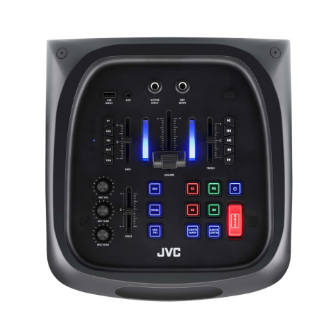 Sistem audio JVC XS-EP624B, 240W (RMS), Bluetooth, USB, Radio FM, Microfon, AUX IN, Intrare chitara, Negru [4]