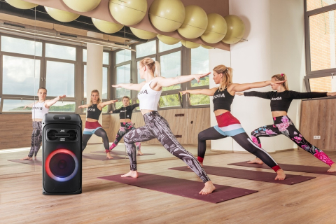 Sistem audio portabil JVC XS-EP514B, 150W (RMS), Acumulator 11.1 V/4 Ah (16 h), Bluetooth, USB, Radio FM, Microfon, AUX IN, Intrare chitara [4]