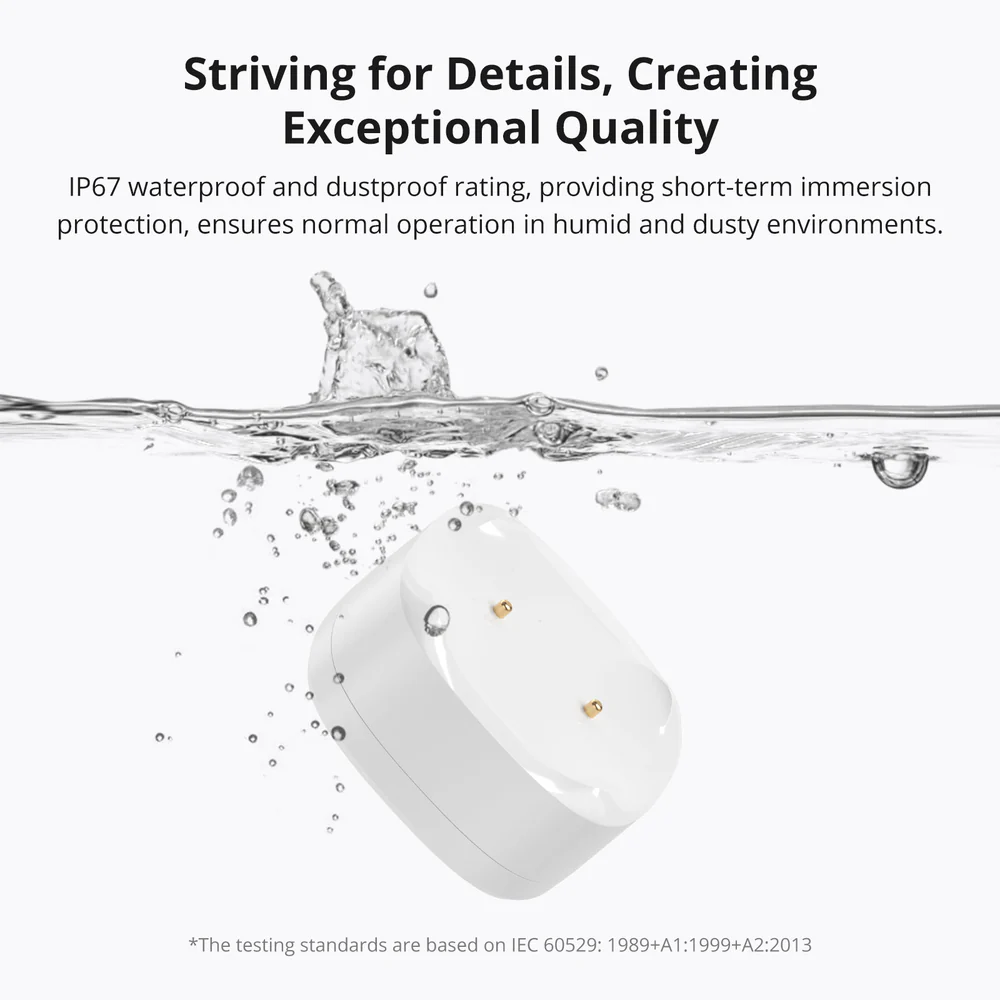 Sonoff SNZB-05P - Senzor Smart de Inundatie si Scurgeri Apa, Zigbee 3.0, IP67 [5]