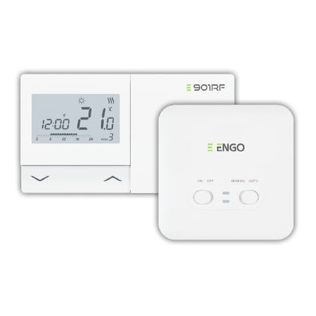 Incalzire in pardoseala - Termostat de ambient ENGO E901RF programabil, fara fir 