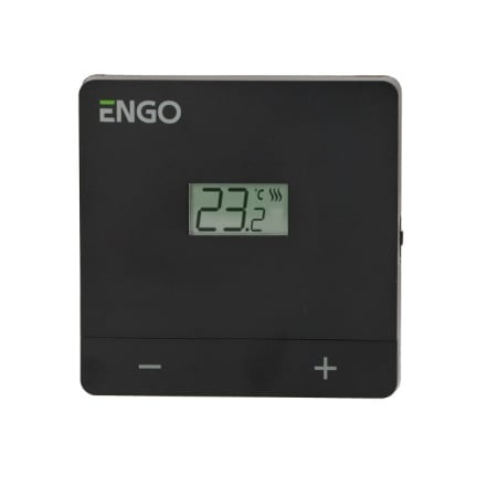 Cronotermostate - Termostate ambientale - Termostat de camera ENGO EASY cu fir, negru, 230V