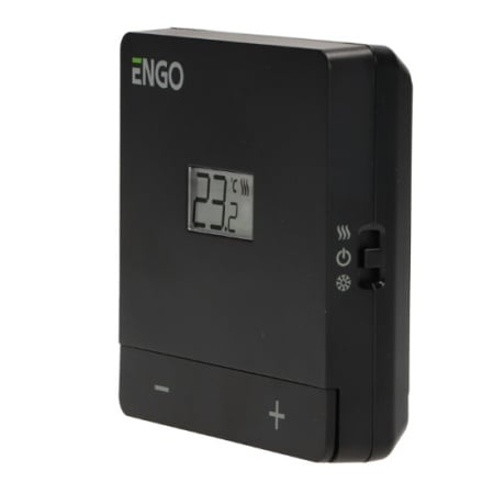 Termostat de camera ENGO EASY cu fir, negru, 230V [2]
