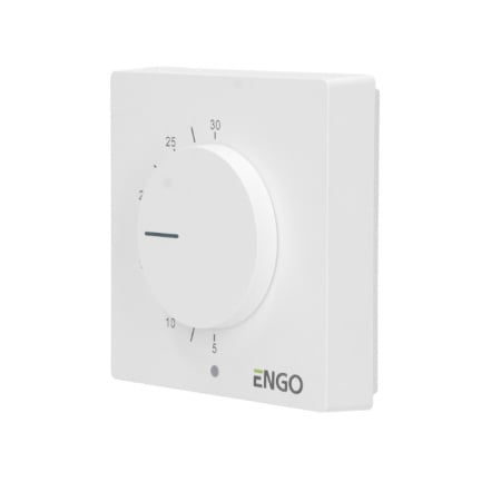 Termostat simplu ENGO SIMPLE, alb, cu fir, 230v  [1]