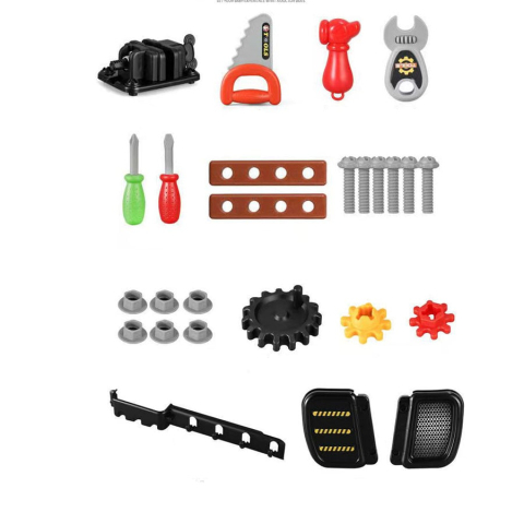 Trusa scule jucarie Rovo 916, cu unelte si accesorii, 24 piese [3]