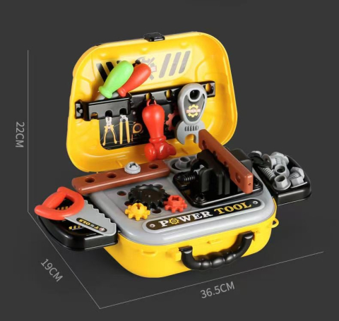 Trusa scule jucarie Rovo 916, cu unelte si accesorii, 24 piese [4]