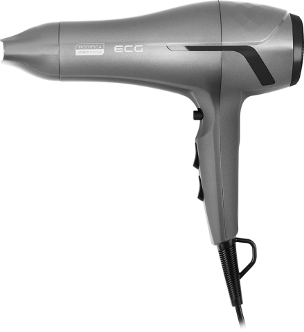 Uscator de par cu ionizare ECG Modifica Grigio Grande, 2200 W, 2 viteze, 3 niveluri de temperatura, gri [2]