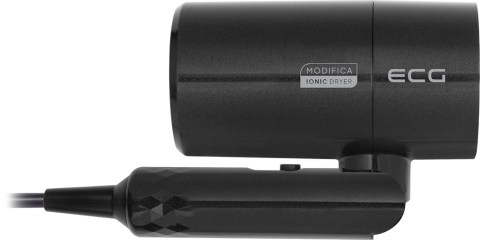 Uscator de par cu ionizare ECG Modifica Nera, 1600 W, 2 niveluri de temperatura, concentrator, negru [5]