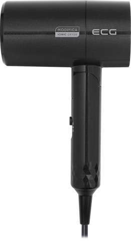 Uscator de par cu ionizare ECG Modifica Nera, 1600 W, 2 niveluri de temperatura, concentrator, negru [1]