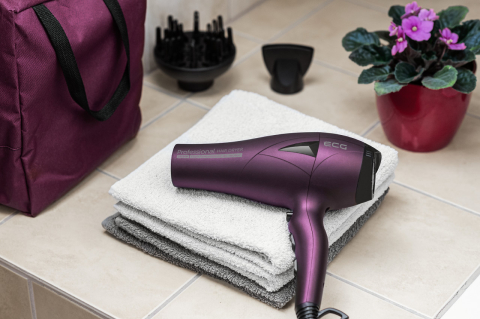Uscator de par ECG VV 3121 Professional cu ionizare, 2100 W, 2 viteze, 3 setari de temperatura [5]