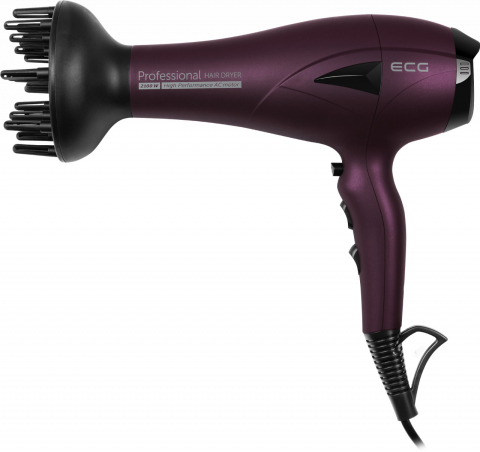 Uscator de par ECG VV 3121 Professional cu ionizare, 2100 W, 2 viteze, 3 setari de temperatura [9]
