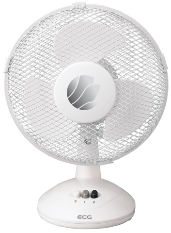Ventilator de masa, ECG FT 23a, 21W, 23cm, 2 viteze, foarte silentios [2]