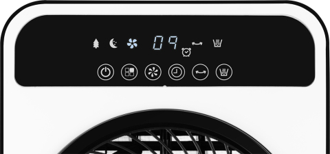 Ventilator portabil 2 in 1 ECG Mr. FANBOY, pulverizare apa, umidificare, 1.5 litri, 12 viteze, telecomanda [6]
