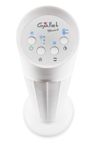 Ventilator turn Gallet VEN82T, 45W, 82.6 cm, 45 W, 3 viteze, oscilatie, timer, telecomanda [1]