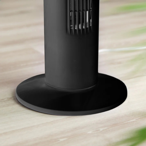 Ventilator turn LENTZ 800425, 45W, 81cm, 3 viteze, oscilatie, negru [3]