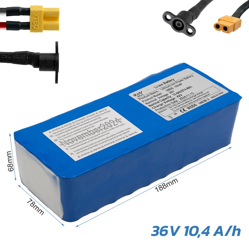 Acumulatori - Acumulator LI-ION 36V 10,4Ah-12,8Ah
