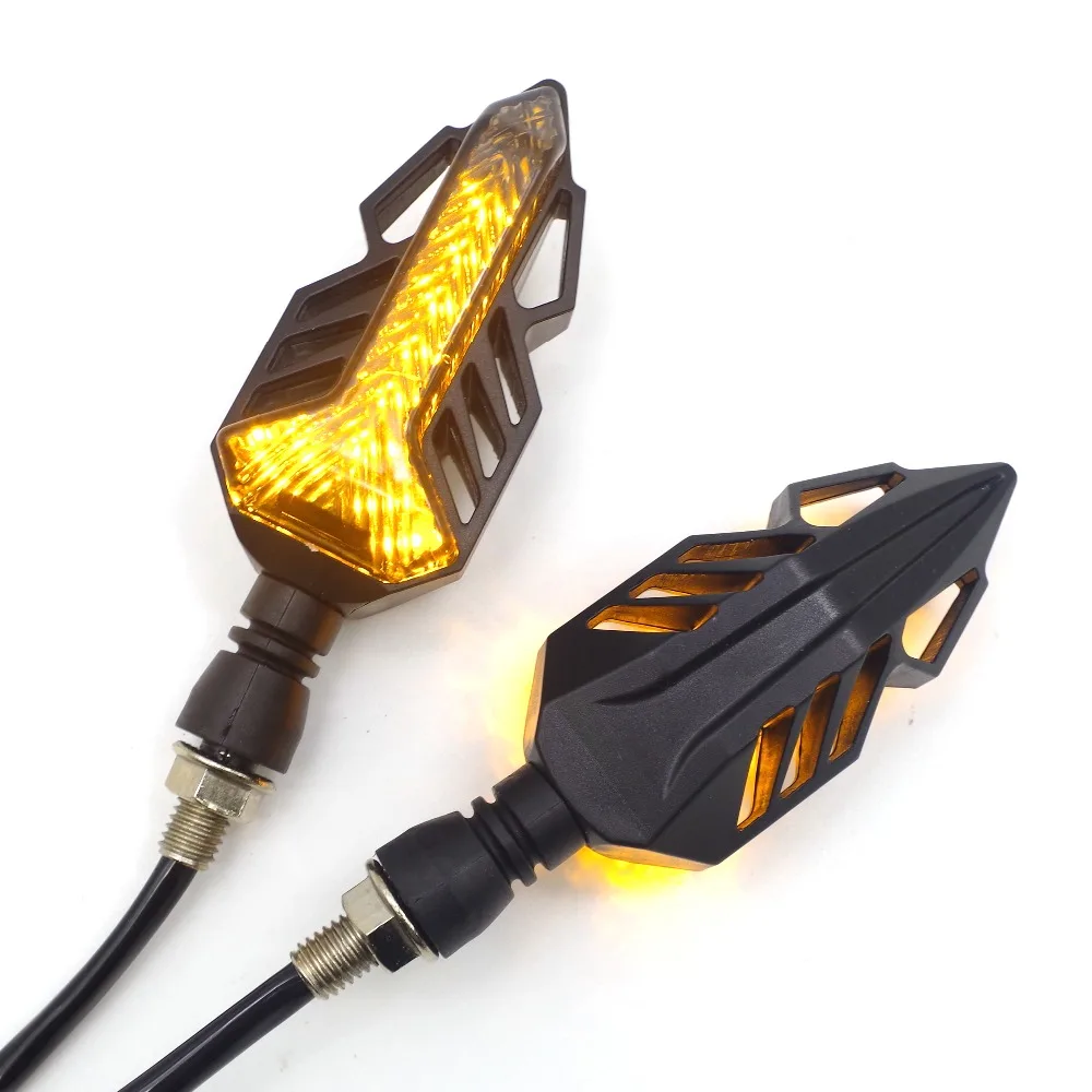 Accesorii Moto - Set 2 lampi Semnalizare Moto, model T-SHAPE ARROW, tensiune 12V