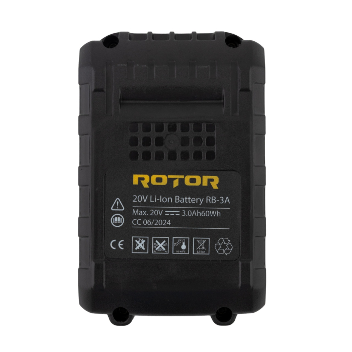 Acumulator RB-3A 20V/3Ah ROTOR [3]