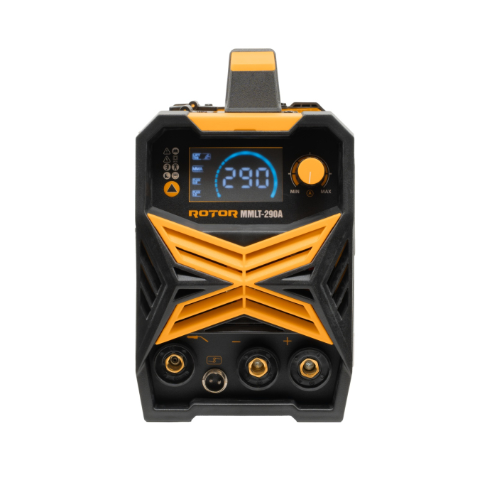 Aparat de sudură cu sarma si electrod MIG, MMA, TIG , LCD Color ROTOR MMLT-290A, 3.6 kW, 290 A [7]