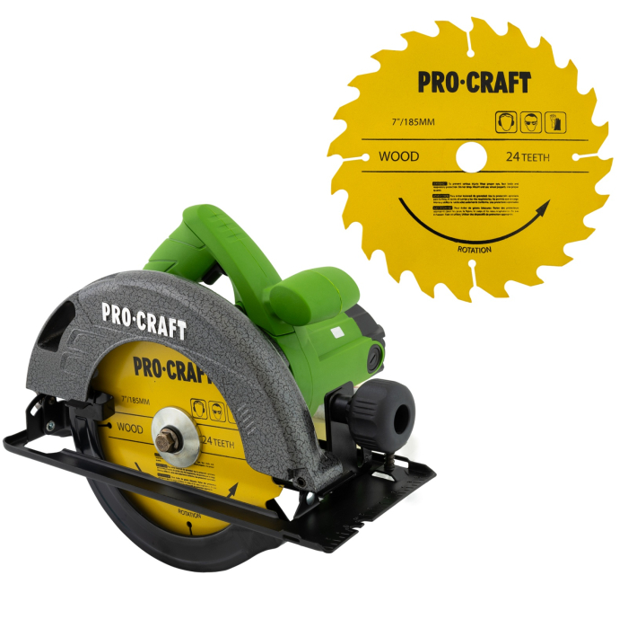 Circular electric de mana Procraft KR2300, 2.3 kW, 185 mm, 5000 rot/min [2]