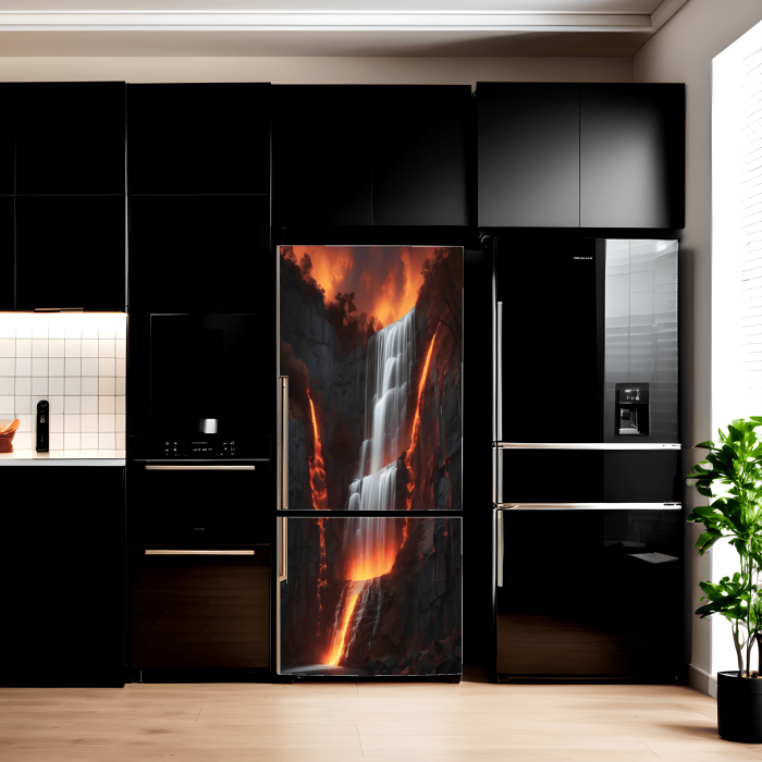 Folie imprimata color pentru decor Frigider, dimensiune 200 x 90cm, model: AVX-FR19 [1]