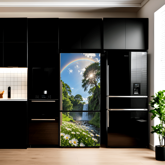 Folie imprimata color pentru decor Frigider, dimensiune 200 x 90cm, model: AVX-FR20 [1]