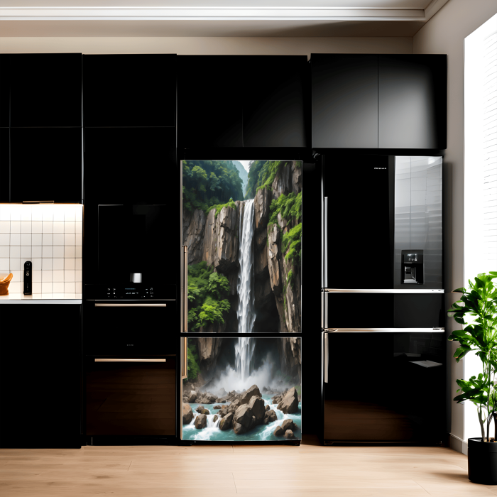 Folie imprimata color pentru decor Frigider, dimensiune 200 x 90cm, model: AVX-FR21 [1]