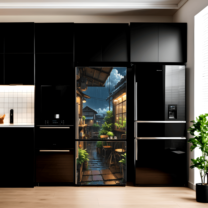 Folie imprimata color pentru decor Frigider, dimensiune 200 x 90cm, model: AVX-FR23 [1]