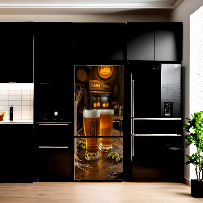 Folie imprimata color pentru decor Frigider, dimensiune 200 x 90cm, model: AVX-FR34 [1]