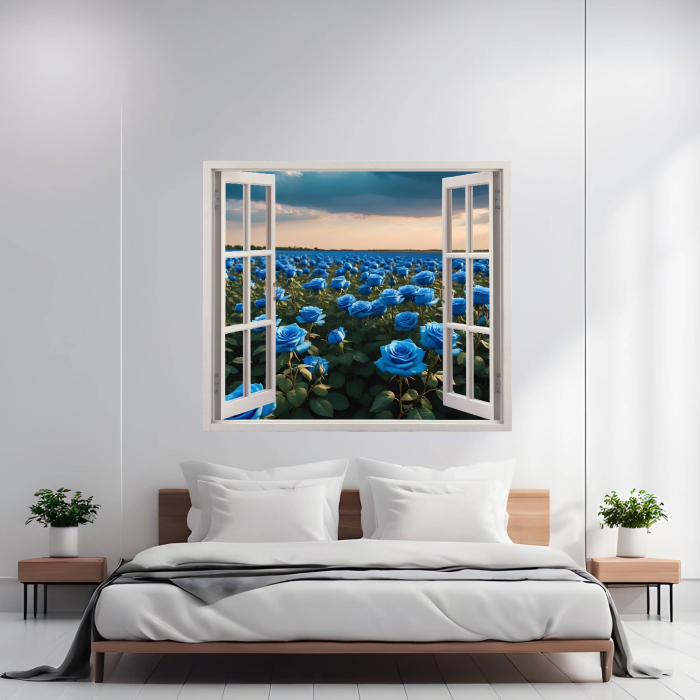 Folie imprimata color pentru decor perete locuinta, dimensiune 125 x 110cm, model: VIEW TO HAVEN 29 [1]