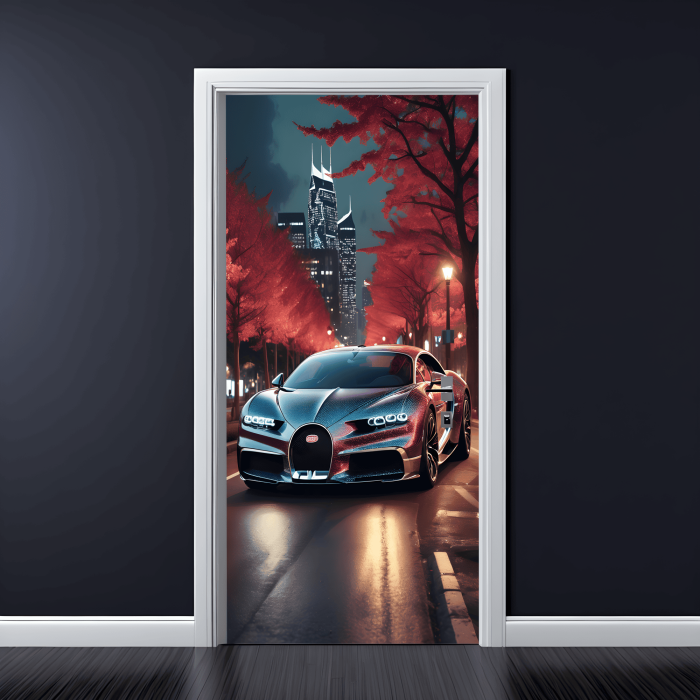 Folie imprimata color pentru decor Usa, dimensiune 200 x 90cm, model: AVX-DR08 [1]