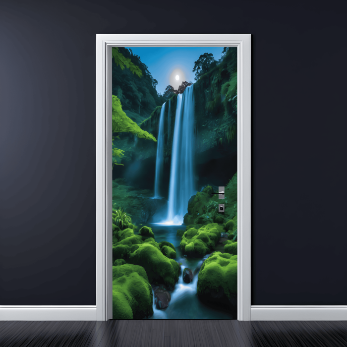 Folie imprimata color pentru decor Usa, dimensiune 200 x 90cm, model: AVX-DR22 [1]