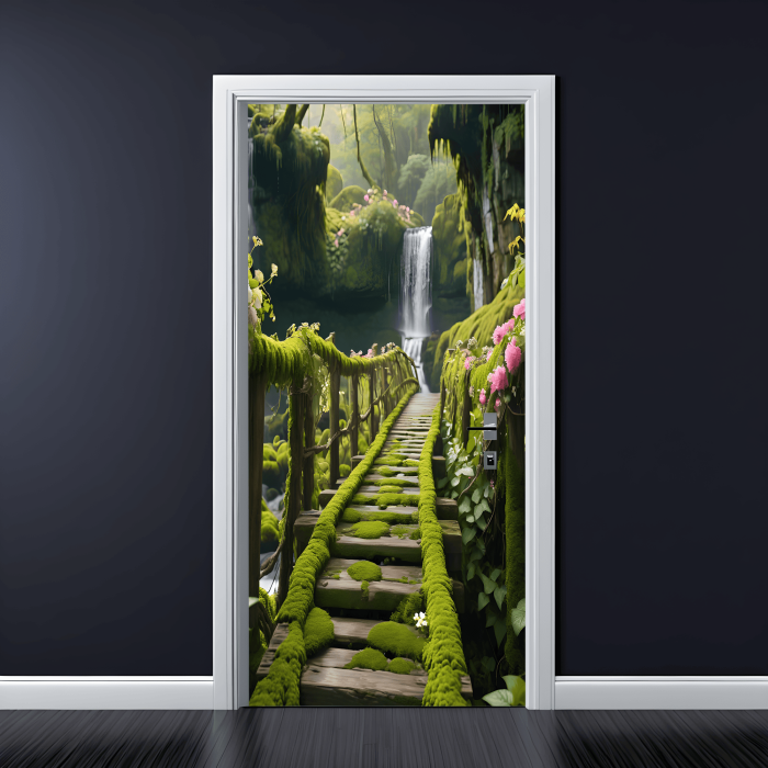 Folie imprimata color pentru decor Usa, dimensiune 200 x 90cm, model: AVX-DR25 [1]