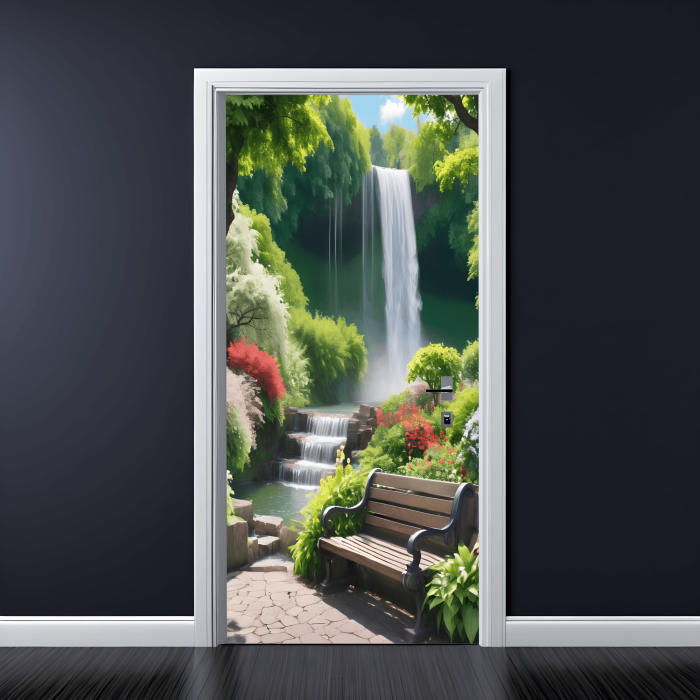 Folie imprimata color pentru decor Usa, dimensiune 200 x 90cm, model: AVX-DR28 [1]