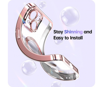 Husa MagSafe pentru Apple iPhone 17 Pro, Techsuit, Luxury Glitter, Mov Deschis ID: 360065   EAN: 5949419288959    COD: hs/360065 [2]