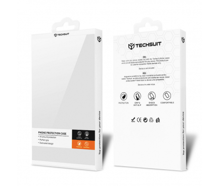 Husa premium Samsung Galaxy S24 Plus Techsuit Luxury Crystal MagSafe, argintiu [4]