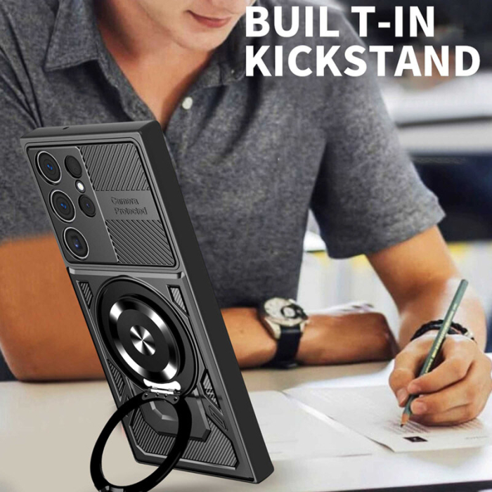 Husa Samsung Galaxy S24 Ultra Techsuit RuggedCam, negru [3]