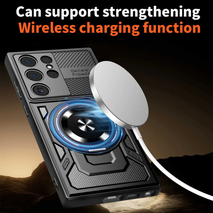 Husa Samsung Galaxy S24 Ultra Techsuit RuggedCam, negru [2]