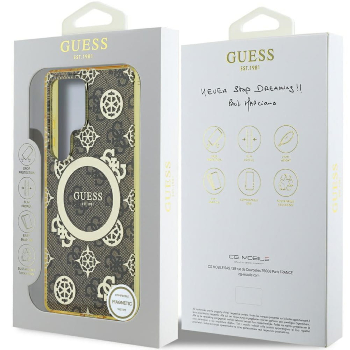 Husa Samsung Galaxy S25 Ultra Guess 4G MagSafe IML Peony [3]