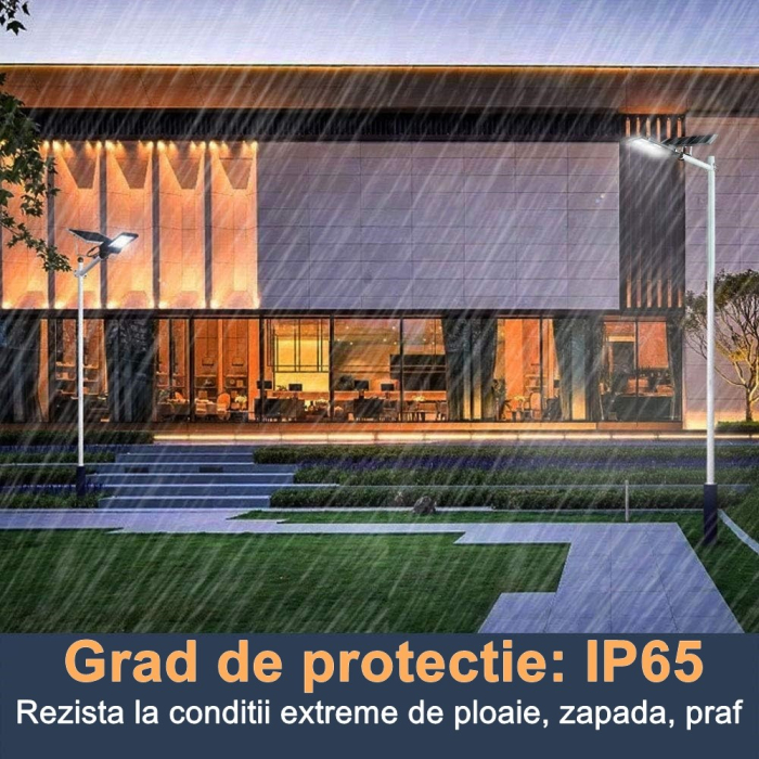 Lampa solara stradala Voltix, IP65, 100 LED SMD, 80W [5]