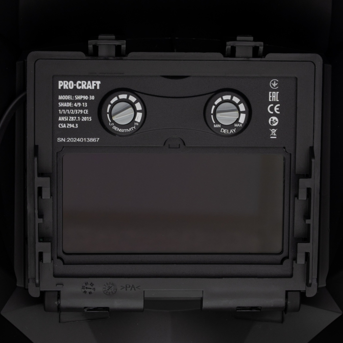Masca sudura Procraft SHP-90-30, Chameleon, Cristale Lichide, Li-ionSolar, Din-16 [3]