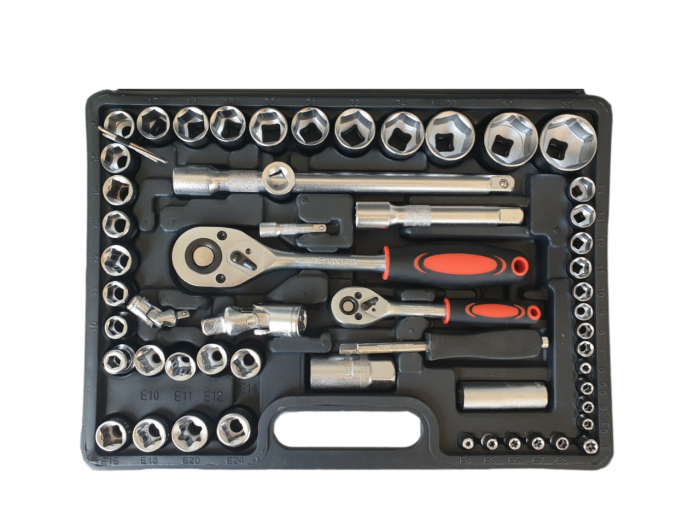RS108 ROTOR Trusa chei tubulare 108 bucati in carcasa din plastic [3]