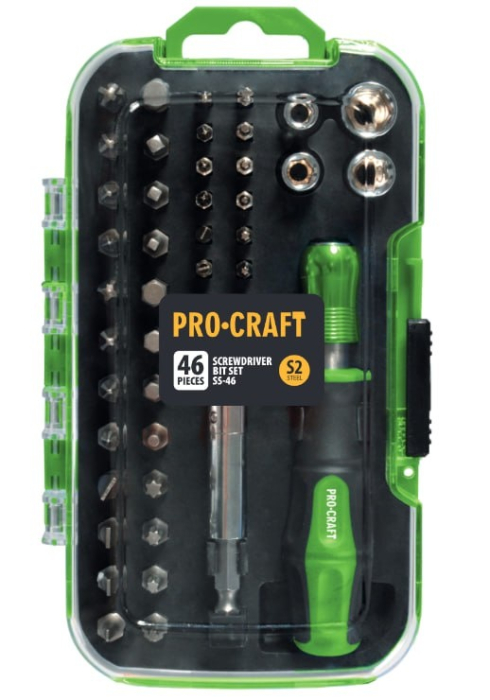 Set de biți PROCRAFT (46 piese) SS-46 [2]