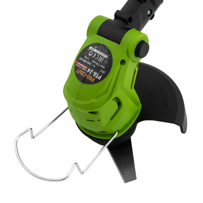 Trimmer pentru tuns iarba pe acumulator PROCRAFT PTA-24 10000 rot/min, 2 x acumulatori 21V/1.5Ah [8]
