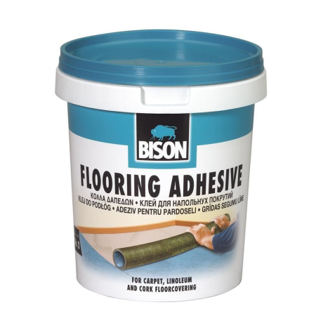 Insonorizare si Material Fonoabsorbant - Adeziv pentru Mocheta sau Linoleum din PVC si Cauciuc, 1kg, Bison
