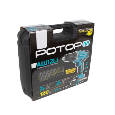 Autofiletanta Rotor AS12Li, 12 V, 2 Ah, prelungitor flexibil, 26 Nm, 1380 rpm [1]