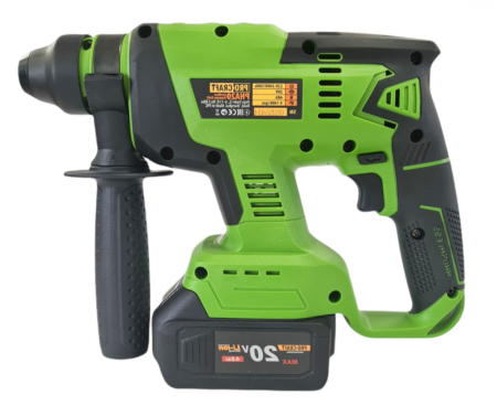 Bormasina cu acumulator, Procraft PHA20 20V, 4 Ah, 1400 Rpm, 4500 percutii, Brushless, SDS [3]